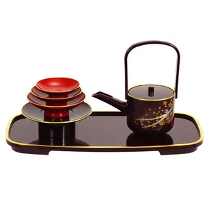 Japanese Lacquer Sake Set Sakura TOSOKI San San Kudo Wedding Ceremony Made Japan - Picture 1 of 1