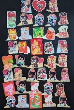 Vintage Valentine's Day Cards Cute Animals Lot Hallmark Ambassador Cards