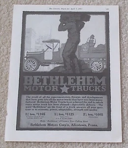 Pubblicità Autocarri Betlemme 1917 - Foto 1 di 1