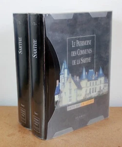 Le patrimoine des communes de la Sarthe 2000 2 tomes, COMPLET Flohic édition - Picture 1 of 14