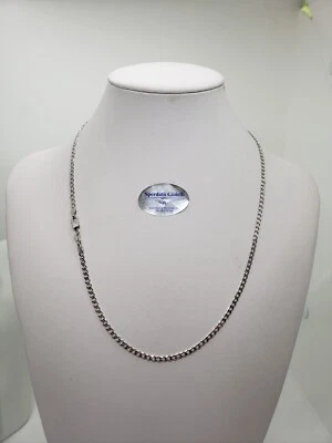 CATENA DA UOMO- UNISEX IN ARGENTO 925 A MAGLIA GRUMETTA DA 50 cm (0326) - Immagine 1 di 4