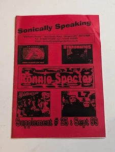 Sonically Speaking:  #25  1999  Punk/New Wave/ Indie etc Catalogue - Bild 1 von 3