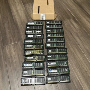 Lot of 22 Mixed Dell Micron DDR 266MHz CL2.5 PC2100S-2533-0-C1 Laptop See Pict - Picture 1 of 10