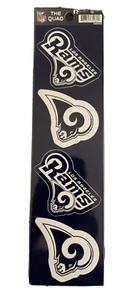 Die Cut 4 Piece The Quad Sticker Sheet Los Angeles Rams - Picture 1 of 1