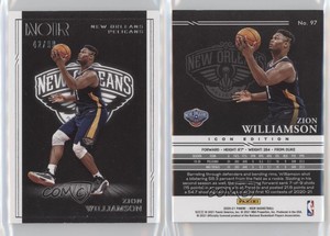 2020-21 Panini Noir Icon Edition /99 Zion Williamson #97