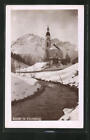 Ansichtskarte Obernberg, Kirche im Schnee 