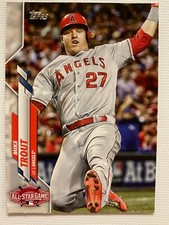 2020 Topps Update Los Angeles Angels Mike Trout Card #U-4 All Star Game