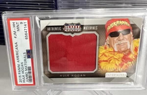 hulk hogan 2015 panini americana jumbo materials 115/299 psa 9 pop 2 - Picture 1 of 12