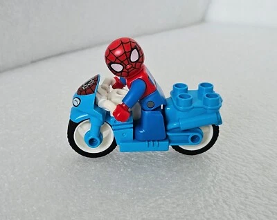 Lego Duplo Marvel Super Heroes Spiderman con Mini Figuras Azul Moto Foto 1 de 4