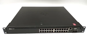 Dell Networking N2024P 24-Port Gigabit PoE Ethernet Switch W/ Rack Ears GD170 - Picture 1 of 8