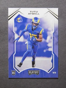 2021 Panini Playoff ROOKIE - Tutu Atwell - Los Angeles Rams - #219 - Picture 1 of 2