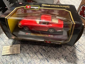 Burago Vintage Ferrari 275 GTB/4 1966 1/24 Italia - Imagen 1 de 3