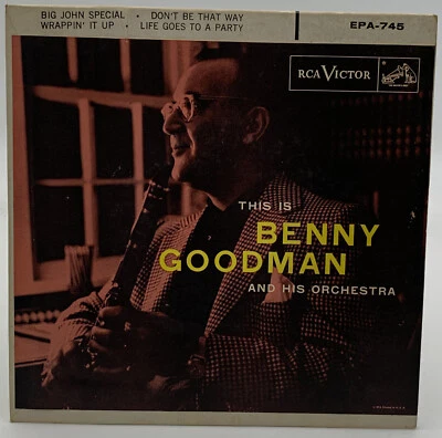 This Is Benny Goodman 45 RPM Record EP RCA Vintage Jazz EPA-745  21-38 Foto 1 de 4