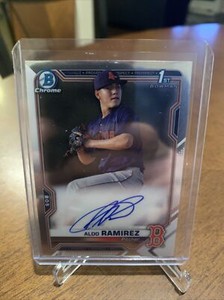 2021 Bowman Chrome 1st Prospect Aldo Ramirez Autograph CPA-ARA
