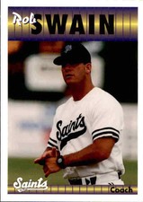 1994 St. Paul Saints Team Issue #26 Rob Swain Las Vegas Nevada NV Baseball Card
