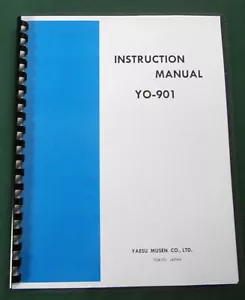 Yaesu YO-901 Instruction Manual: Premium Card Stock & Protective Covers! - Picture 1 of 1