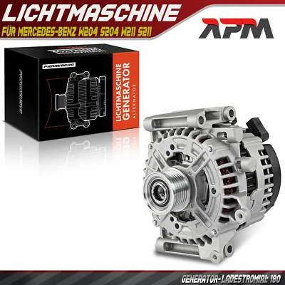 Alternateur Générateur 220A 12V Pour Mercedes-Benz Classe C W204 Classe E W211 - Photo 1/4