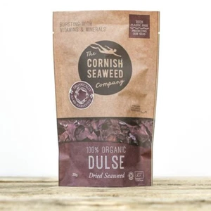 The Cornish Seaweed Company Organic Dulse Seaweed 20g-4 Pack - Picture 1 of 2