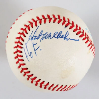 Hoyt Wilhelm Signed Baseball Giants “HOF” - COA JSA - Image 1 of 4