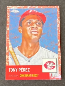 Tony Perez 2022 Topps Chrome Platinum #411  Rose Gold Toile #ed 50/75 - Picture 1 of 10