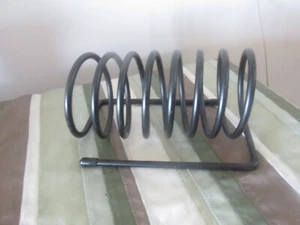 Vintage MCM Coil Letter Holder 'Black Metal' EXC Free Shipping - Picture 1 of 8
