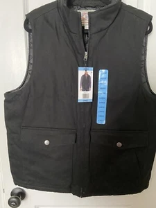 WEATERPROOF vest full Zip Men blk Large NWT - Picture 1 of 8