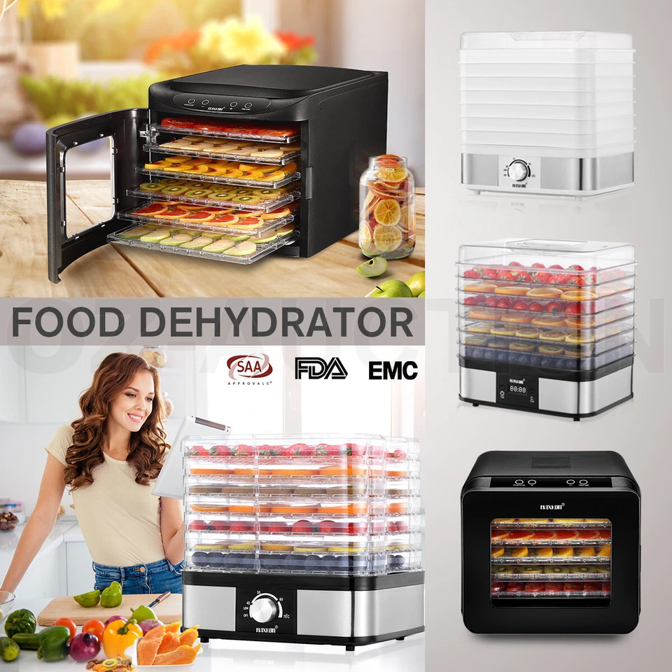 Maxkon Food Dehydrator 6/7 Trays Commercial Meat Fruit Dryer Beef Jerky Maker - image 1 of 1