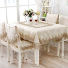 Multifunctional  Hot Sale Lace Tablecloths Jacquard Table Cloth Chair Covers
