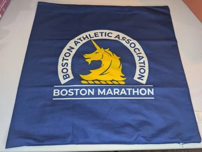 Boston Athletic Association Boston Marathon Pillow Case 17"X17" #034 Pillowcase - Image 1 of 3