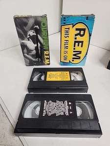 RARE - R.E.M. Tourfilm Vintage Lot VHS-POP This Film Is On - Picture 1 of 7