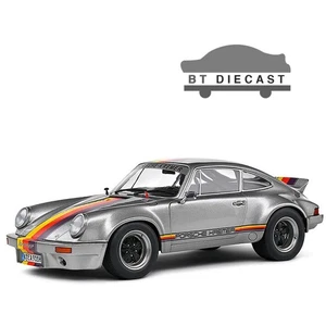 SOLIDO 1973 PORSCHE 911 RSR KREMER 1/18 DIECAST MODEL CAR SILVER S1801120 - Picture 1 of 6