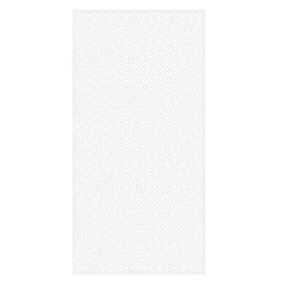 4 Ft. X 8 Ft. White Privacy Diamond Vinyl Lattice - Framed - Stylish & Durable - Image 1 of 4