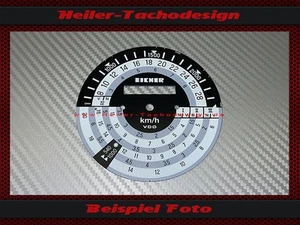 Tachoscheibe für Traktormeter Eicher 365 3717 1976 - Picture 1 of 1