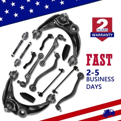 For 2007-2009 Ford Fusion Lincoln 14x Front Upper Lower Control Arm Sway Bar Kit - Image 1 of 4