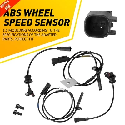4X ABS Wheel Speed Sensor For Chevy Equinox GMC Terrain 2.4L 3.0L 3.6L 2010-2017 — 第 1/4 张图片