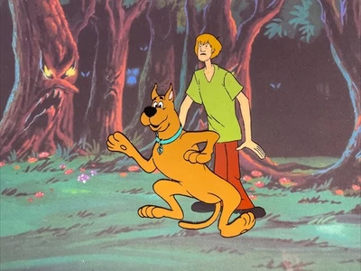 SCOOBY-DOO animation cel 1972 Vintage Cartoons Production Art HANNA-BARBERA  I2 - Image 1 of 4