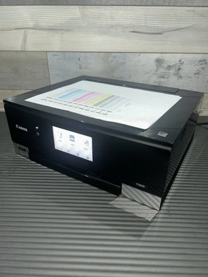 Canon TS8220 Color Inkjet Printer 2K Pg Ct All-In-One Wi-Fi Duplex Copy Scan USB - Image 1 of 4