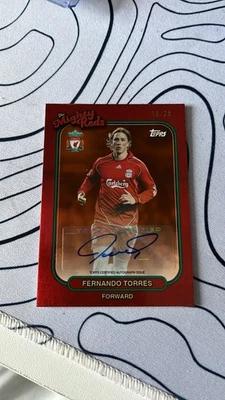 Topps Liverpool  Team Set 16/25Fernando Torres Legend Autograph /25  - Image 1 of 4