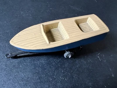 De colección Matchbox Lesney #48 METEOR SPORTSMAN MK II barco y remolque BONITO Foto 1 de 4