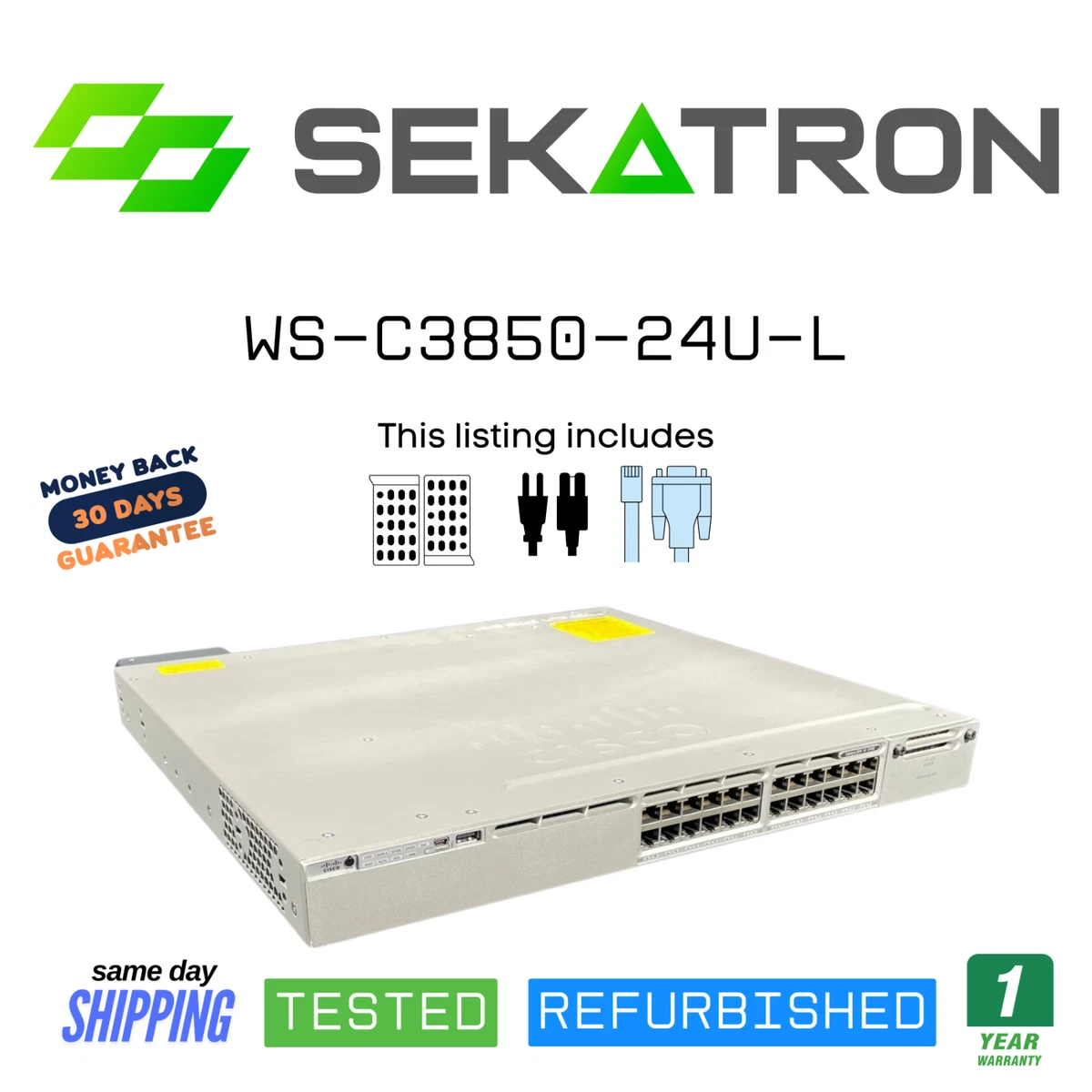 24 Port Enterprise Network Switches Cisco Catalyst 3850 for sale