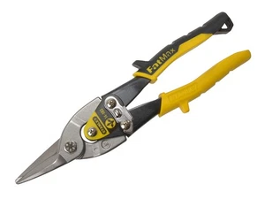 STANLEY Yellow Aviation Snips Straight Cut 250mm (10in) STA214563 - Picture 1 of 3