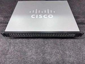 Cisco SG250X-48P, 48-Port PoE+ Fully Managed Switch, Model #: SG250X-48P 4x10GB - Picture 1 of 3