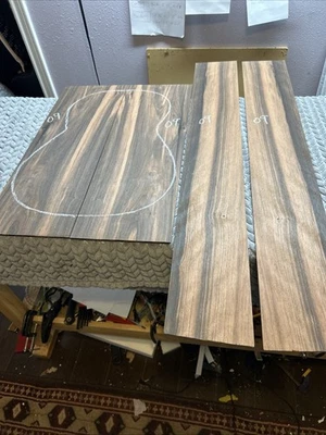 Macassar Ebony Back And Side Set - Image 1 of 4