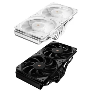 Efficient Copper Base CPU Cooling 7 Heat Pipes Twin 120mm Fans For Systems - Afbeelding 1 van 10