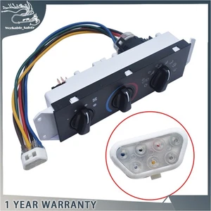 HVAC AC A/C & Heater Control with Blower Motor Switch Fit For Jeep Wrangler TJ - Picture 1 of 10