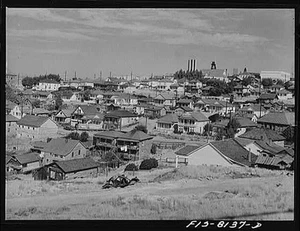 Butte, Montana. Walkerville, one of the mining communities which make up - Picture 1 of 1