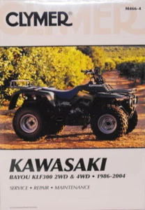 Kawasaki Bayou KLF300 300 2WD 4WD Repair Manual NEW! - Picture 1 of 1