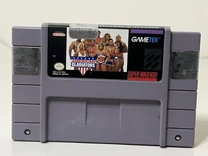 AMERICAN GLADIATORS Super Nintendo SNES- Cart Only - Tested - Picture 1 of 5
