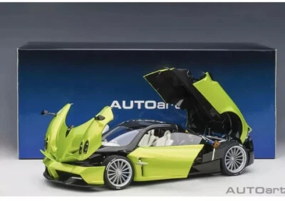 1 18 Autoart Pagani Huayra Roadster Green Metalic  Verde Firenze 78288 - Image 1 of 4
