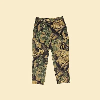 90s M camo mens pants by Westark, vintage USA made camo cargo hunting pants - Image 1 of 4